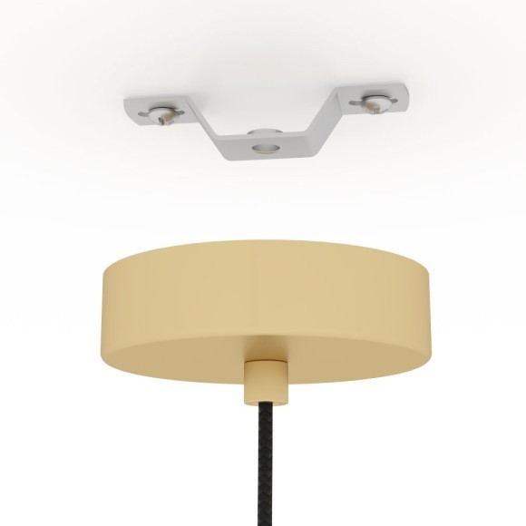 43815 Подвесной потолочный светильник (люстра) CARLTON, 1Х60W, E27, H1100, Ø385, сталь, золотой