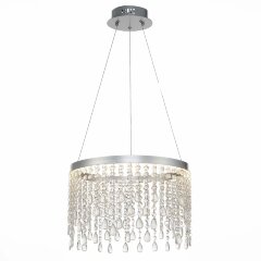 SL6201.103.24 Люстра подвесная ST-Luce Серебристый/Прозрачный LED 1*24W 3000K/4000K/6000K VEGA SL6201.103.24 Люстра подвесная ST-Luce Серебристый/Прозрачный LED 1*24W 3000K/4000K/6000K VEGA
