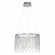SL6201.103.24 Люстра подвесная ST-Luce Серебристый/Прозрачный LED 1*24W 3000K/4000K/6000K VEGA
