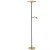 901979 Светодиодный торшер CONIVARINO, 26,5W;1X4W(LED;LED), 2700K, 3150;480lm, сталь, латунь состаренный, черный