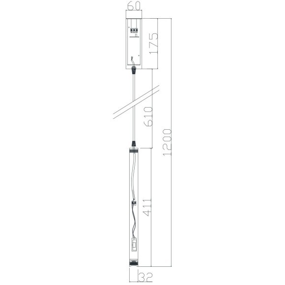 Подвесной светильник цилиндр Freya FR5168PL-L3G Telescope светодиодный LED 3W