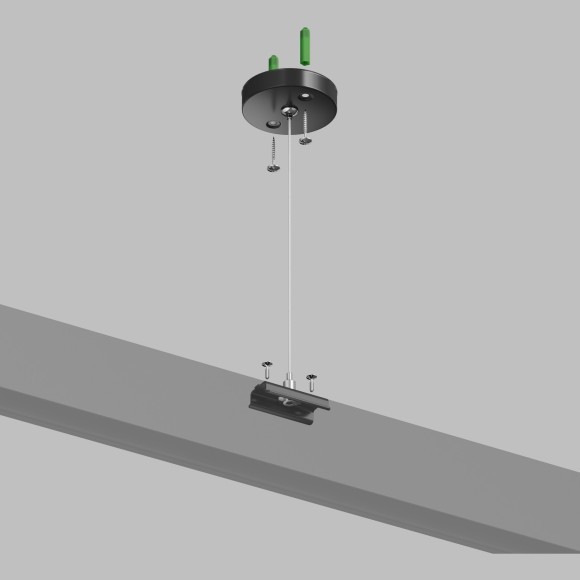 Подвес 1шт 150см для накладного шинопровода Smart 220V Denkirs TR2106-BK Подвес 1шт 150см для накладного шинопровода Smart 220V Denkirs TR2106-BK