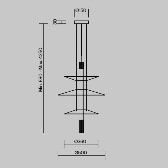Подвесной светильник Freya FR6190PL-L7WB Подвесной светильник Freya FR6190PL-L7WB