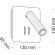 Бра Maytoni C175-WL-01-6W-B Ios 176 светодиодная LED 9W