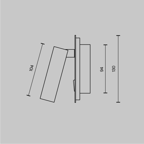 Бра Maytoni C175-WL-01-6W-B Ios 176 светодиодная LED 9W Бра Maytoni C175-WL-01-6W-B Ios 176 светодиодная LED 9W