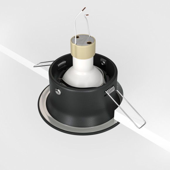 Встраиваемый светильник Maytoni DL030-2-01B Yin под лампу 1xGU10 50W