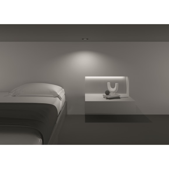 Встраиваемый светильник Maytoni DL030-2-01B Yin под лампу 1xGU10 50W