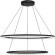 SL1018.403.02 Светильник подвесной ST-Luce черный/прозрачный LED 1*96W 4000K EUCLIDICS