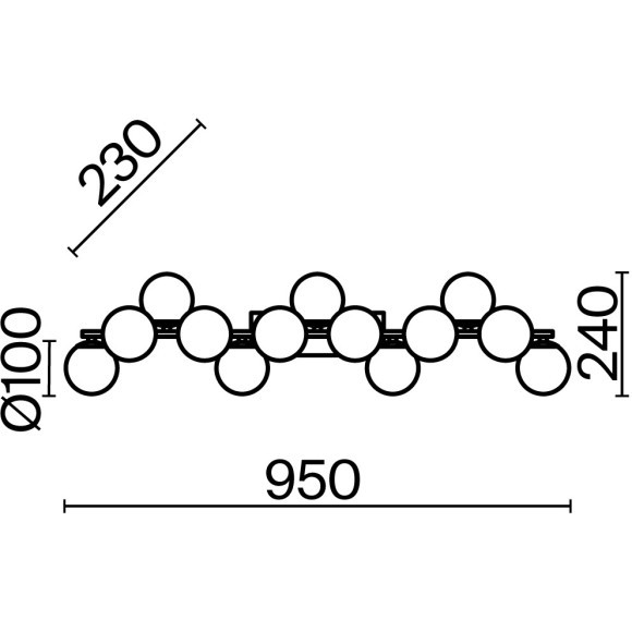Настенный светильник (бра) Maytoni MOD547WL-13BS