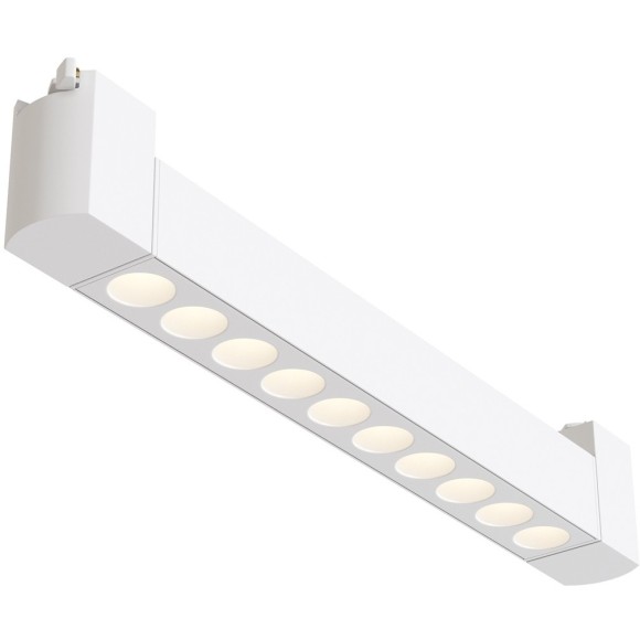 Однофазный двужильный светодиодный трековый светильник Maytoni Unity TR010-1-10W3K-M-W Points Rot 3000К 750Лм CRI90+ 36° 10Вт