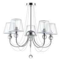Люстра потолочная Freya FR5661-PL-05-CH Beverly под лампы 5xE14 40W