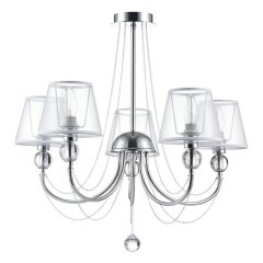 Люстра потолочная Freya FR5661-PL-05-CH Beverly под лампы 5xE14 40W Люстра потолочная Freya FR5661-PL-05-CH Beverly под лампы 5xE14 40W