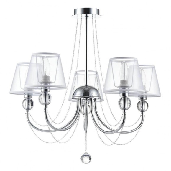 Люстра потолочная Freya FR5661-PL-05-CH Beverly под лампы 5xE14 40W Люстра потолочная Freya FR5661-PL-05-CH Beverly под лампы 5xE14 40W