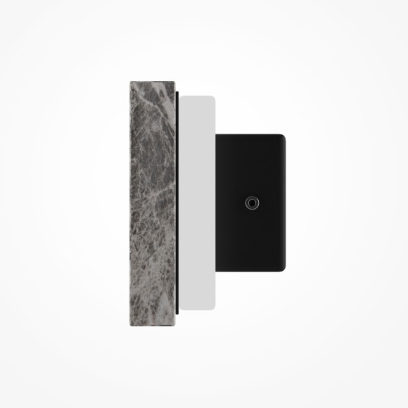 MOD461WL-L8GRK Настенный мраморный светодиодный светильник (бра) с мех. перекл. цветовой температуры на драйвере, 8Вт, 2700, 3000, 4000К, 490Лм, 80CRI Maytoni Basic Texture