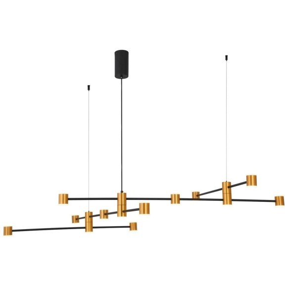 SL1596.423.22 Светильник подвесной ST-Luce Золотистый, Черный/Белый LED 22*3W 3000K ANICHITA SL1596.423.22 Светильник подвесной ST-Luce Золотистый, Черный/Белый LED 22*3W 3000K ANICHITA