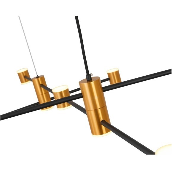 SL1596.423.22 Светильник подвесной ST-Luce Золотистый, Черный/Белый LED 22*3W 3000K ANICHITA SL1596.423.22 Светильник подвесной ST-Luce Золотистый, Черный/Белый LED 22*3W 3000K ANICHITA