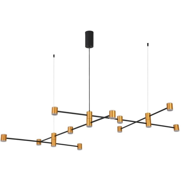 SL1596.423.22 Светильник подвесной ST-Luce Золотистый, Черный/Белый LED 22*3W 3000K ANICHITA SL1596.423.22 Светильник подвесной ST-Luce Золотистый, Черный/Белый LED 22*3W 3000K ANICHITA