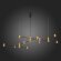 SL1596.423.22 Светильник подвесной ST-Luce Золотистый, Черный/Белый LED 22*3W 3000K ANICHITA