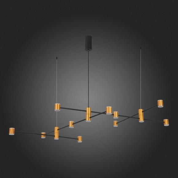 SL1596.423.22 Светильник подвесной ST-Luce Золотистый, Черный/Белый LED 22*3W 3000K ANICHITA SL1596.423.22 Светильник подвесной ST-Luce Золотистый, Черный/Белый LED 22*3W 3000K ANICHITA