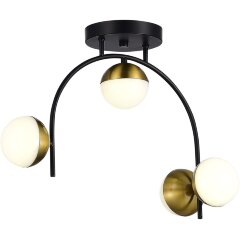 SLE6500-402-04 Светильник потолочный Черный,Золотистый/Белый LED 4*8W 4000K AARNIO SLE6500-402-04 Светильник потолочный Черный,Золотистый/Белый LED 4*8W 4000K AARNIO