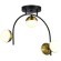 SLE6500-402-04 Светильник потолочный Черный,Золотистый/Белый LED 4*8W 4000K AARNIO