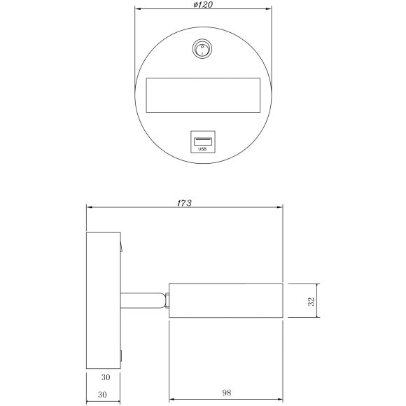 Спот Freya FR10010CW-L6MG