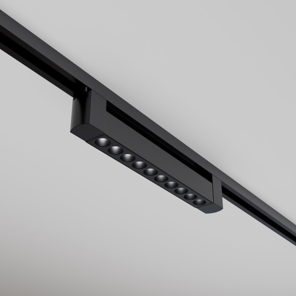 Однофазный двужильный светодиодный трековый светильник Maytoni Unity TR010-1-10W4K-M-B Points Rot 4000К 750Лм CRI90+ 36° 10Вт