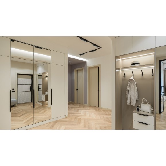 Однофазный двужильный светодиодный трековый светильник Maytoni Unity TR010-1-10W4K-M-B Points Rot 4000К 750Лм CRI90+ 36° 10Вт