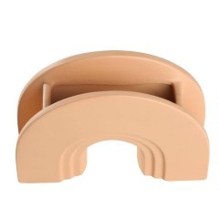 421032 Ваза декоративная IZUMO, L205, B65, H150, керамика, оранжевый 421032 Ваза декоративная IZUMO, L205, B65, H150, керамика, оранжевый