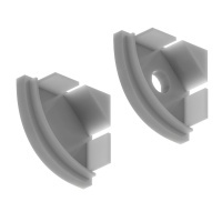 Arte Lamp SURFACE A161605E  Комплект из 2 серых торцевых заглушек для накладного углового профиля A161605S и A161606S