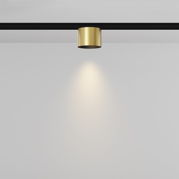 TR188-1-5W3K-M-BBS Ультратонкий трековый магнитный светодиодный светильник Maytoni Levity CRI90+ 3000К 380Лм 36° 5Вт