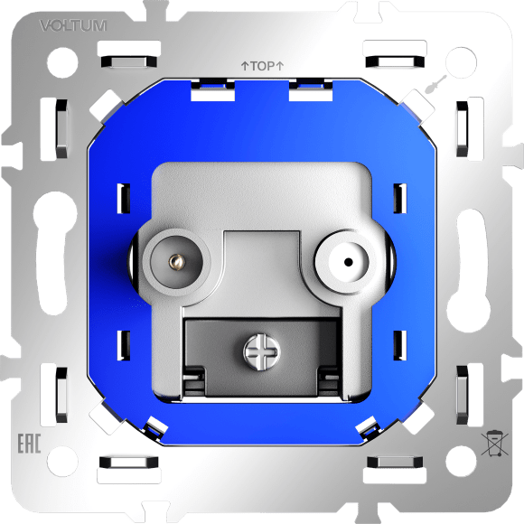 Механизм розетки телевизионной оконечной TV+SAT, S70