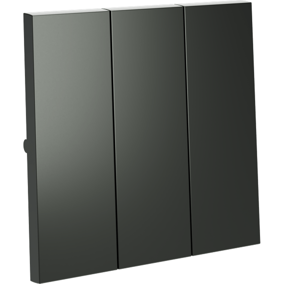 Клавиши для выключателя/переключателя трехклавишного, S70 (титан)