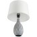 8138/1T MODERNI LN25 серый/белый, керамика/текстиль Настольная лампа Е27 1*60W 220V YARA
