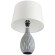 8138/1T MODERNI LN25 серый/белый, керамика/текстиль Настольная лампа Е27 1*60W 220V YARA