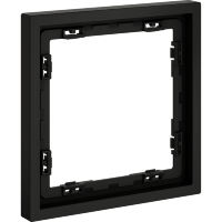 Рамка пластиковая VOLTUM S70 на 1 пост, (черный матовый)