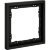 Рамка пластиковая VOLTUM S70 на 1 пост, (черный матовый)