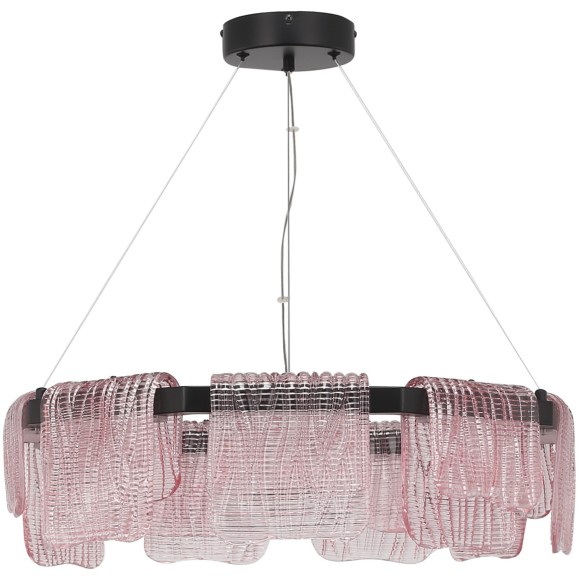 SL6021.403.54 Светильник подвесной ST-Luce черный/розовый LED 1*54W 4000K VOILE