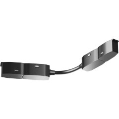 Коннектор питания шарнирный для шинопроводов Maytoni Exility TRA034CS-B Коннектор питания шарнирный для шинопроводов Maytoni Exility TRA034CS-B