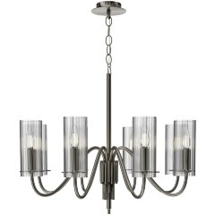 SL2005.103.08 Светильник подвесной ST-Luce никиль/прозрачный E14 8*40W SANTORI