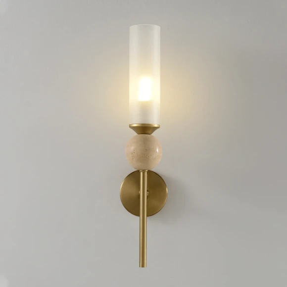 Бра Crystal Lux SIMPLY AP1.1 BRASS 4080/401.1