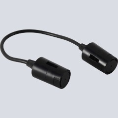 Линейный коннектор с двойным фиксатором для гибкой магнитной системы Crystal Lux CLT 0.217 04 BL 1408/138