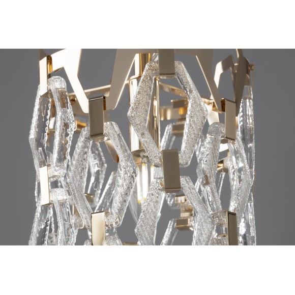 Люстра подвесная Maytoni MOD490PL-01G Tissage под лампу 1xE14 40W