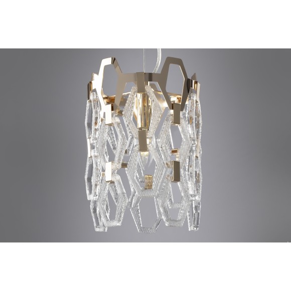 Люстра подвесная Maytoni MOD490PL-01G Tissage под лампу 1xE14 40W