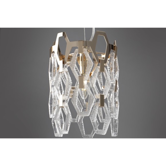 Люстра подвесная Maytoni MOD490PL-01G Tissage под лампу 1xE14 40W