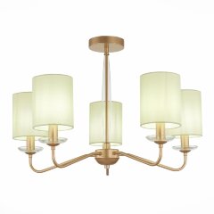 SLE108002-05 Светильник потолочный Золотистый/Бежевый E14 5*40W RITA SLE108002-05 Светильник потолочный Золотистый/Бежевый E14 5*40W RITA