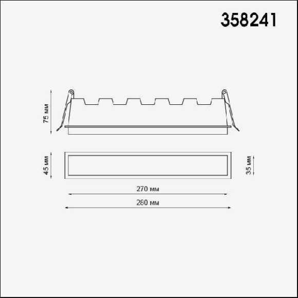 Встраиваемый светильник Novotech 358241 HIELO светодиодный LED 20W Встраиваемый светильник Novotech 358241 HIELO светодиодный LED 20W