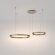 Подвесной светильник кольцом Maytoni MOD058PL-L55BS4K Rim светодиодный 2xLED 61W