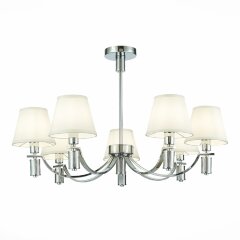 SLE111303-07 Светильник подвесной Хром/Белый E14 7*40W MONZA SLE111303-07 Светильник подвесной Хром/Белый E14 7*40W MONZA