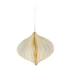 427221 Фигура из бумаги MATANAO, H150, ?150, бумага, кремовый, золотой 427221 Фигура из бумаги MATANAO, H150, ?150, бумага, кремовый, золотой